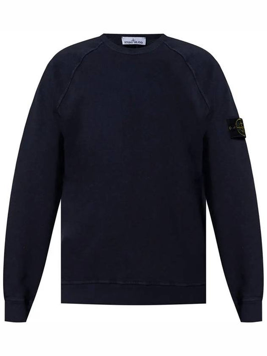 Wappen Patch Round Sweatshirt Navy - STONE ISLAND - BALAAN 2