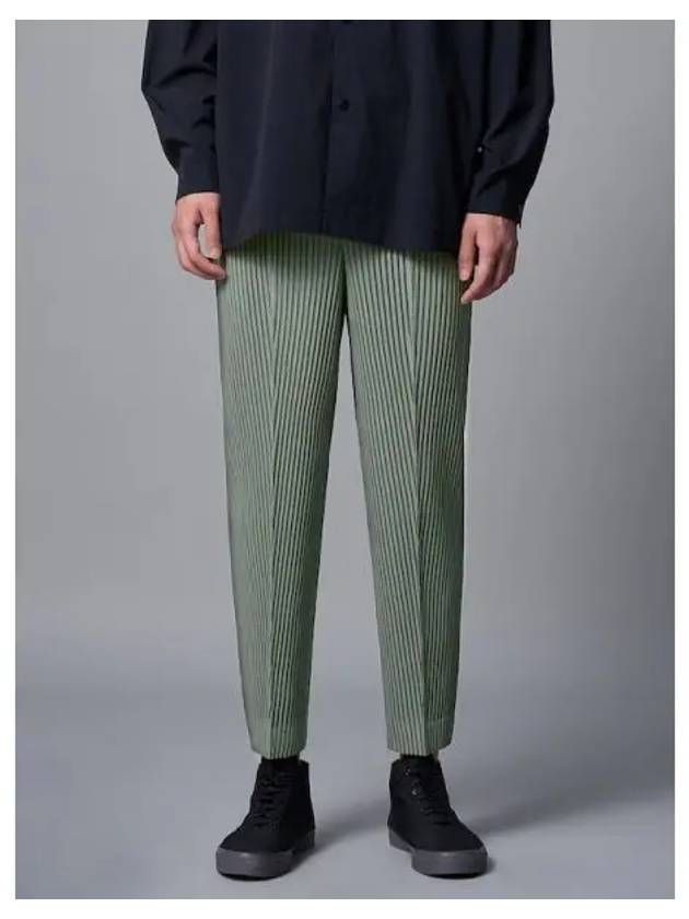 Complete tapered pants moss green domestic product GM0024090547244 - ISSEY MIYAKE - BALAAN 1