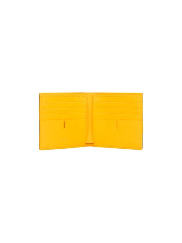 Check Half Wallet Yellow - BURBERRY - BALAAN 4