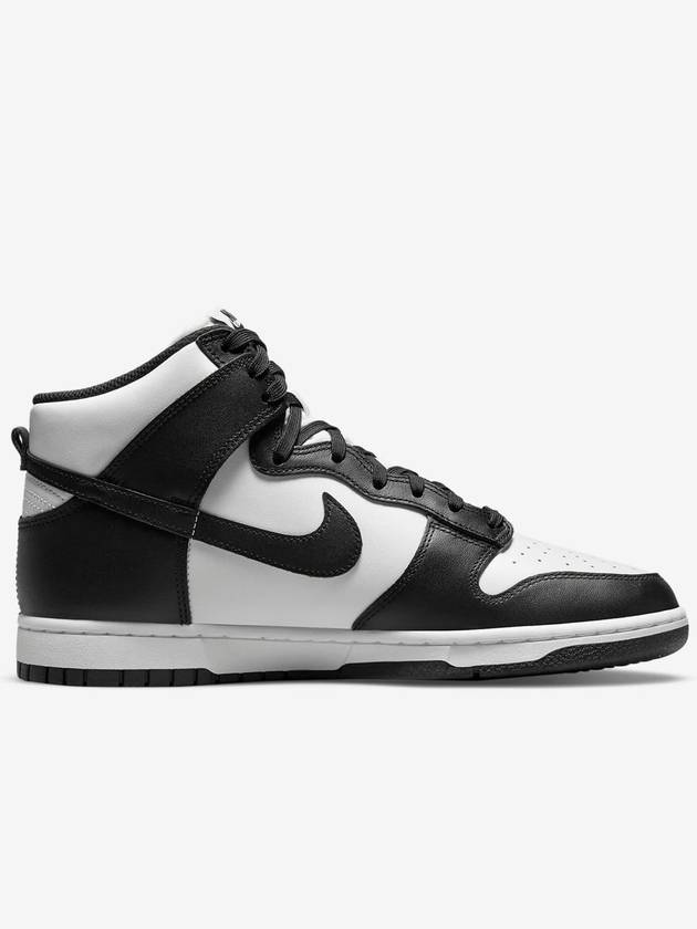 Dunk Retro High Top Sneakers Black White - NIKE - BALAAN 2