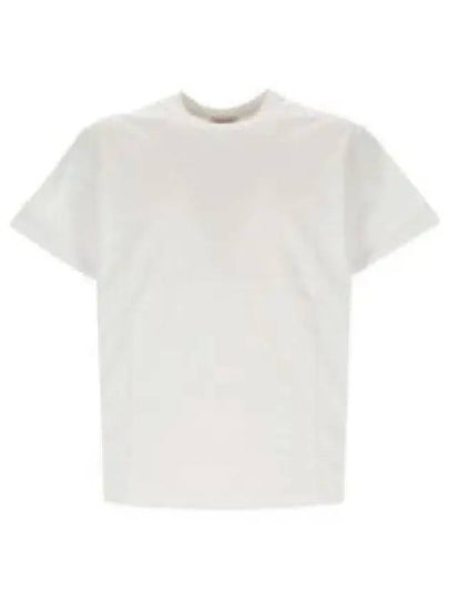 Crewneck Cotton Short Sleeve T-Shirt White - VALENTINO - BALAAN 2