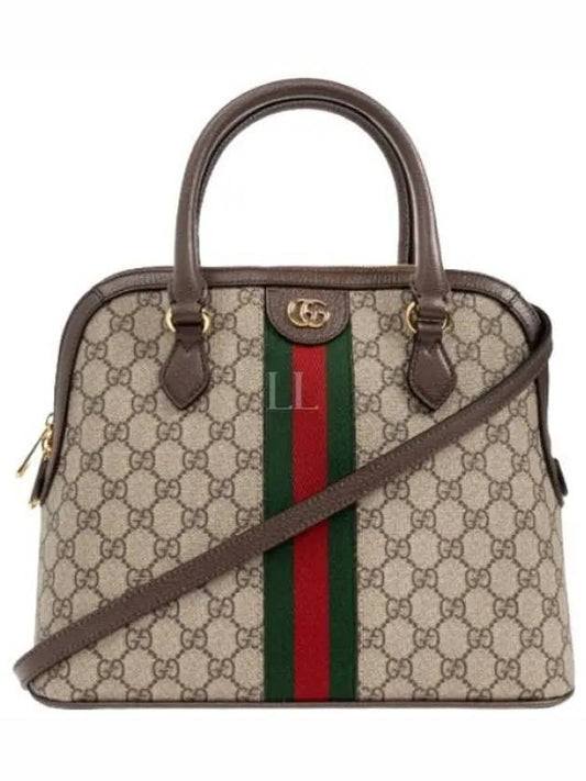 Ophidia Medium Top Handle Tote Bag Beige Ebony - GUCCI - BALAAN 2