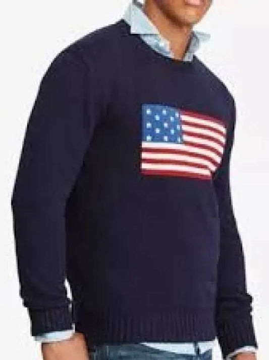 ReserveIconic Flag Sweater Blue - POLO RALPH LAUREN - BALAAN 1