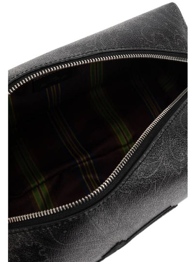 Etro Cosmetic Bag With Logo, Men's, Grey - ETRO - BALAAN 2