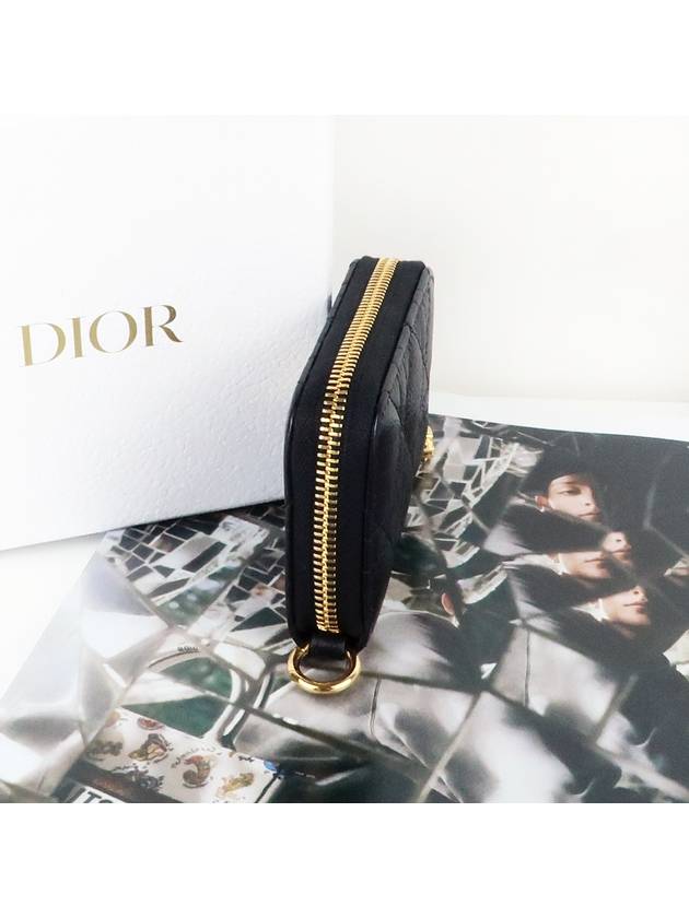 Caro Detachable Card Wallet Black - DIOR - BALAAN 6