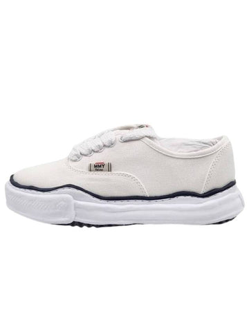 Baker OG Sole Canvas Low Top Sneakers White - MAISON MIHARA YASUHIRO - BALAAN 1