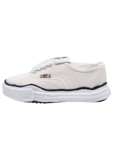 Baker OG Sole Canvas Low Top Sneakers White - MAISON MIHARA YASUHIRO - BALAAN 1