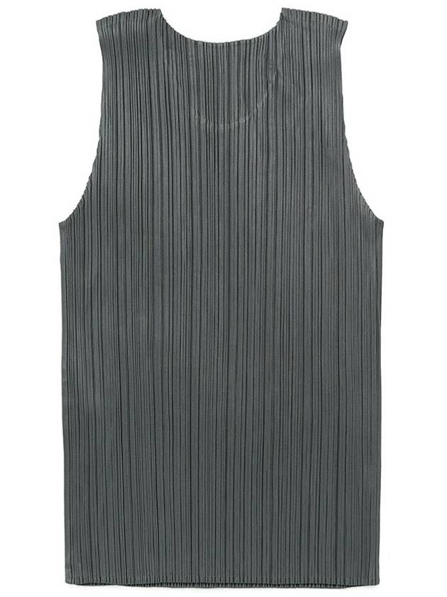 Pleated Sleeveless Grey - ISSEY MIYAKE - BALAAN 3