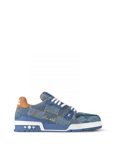 LV Trainer Low Top Sneakers Blue - LOUIS VUITTON - BALAAN 1