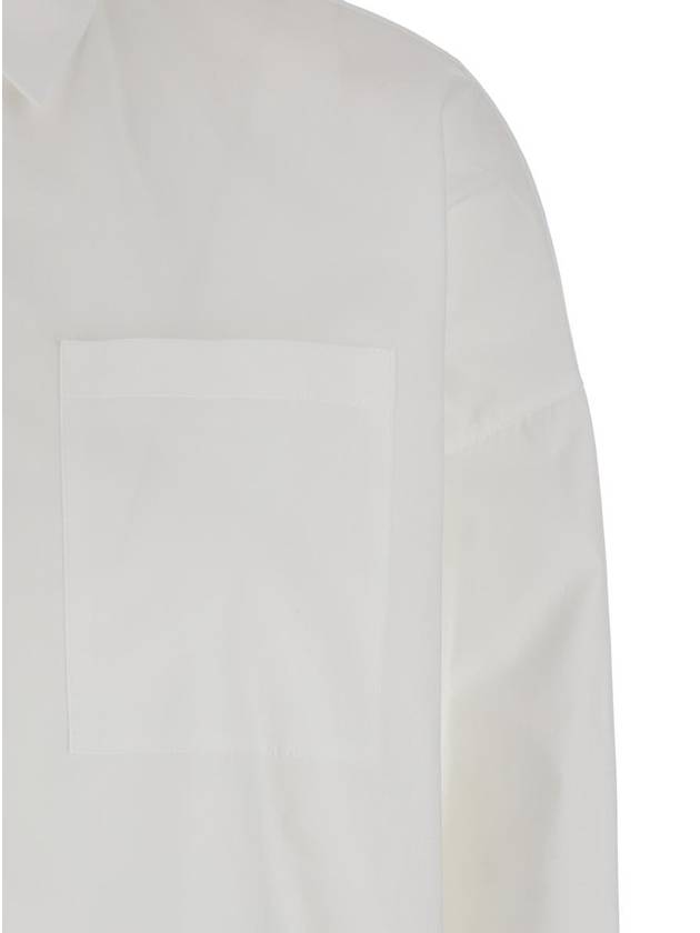 'Armagnac' White Shirt With A Pocket In Cotton Woman - ANTONELLI - BALAAN 3