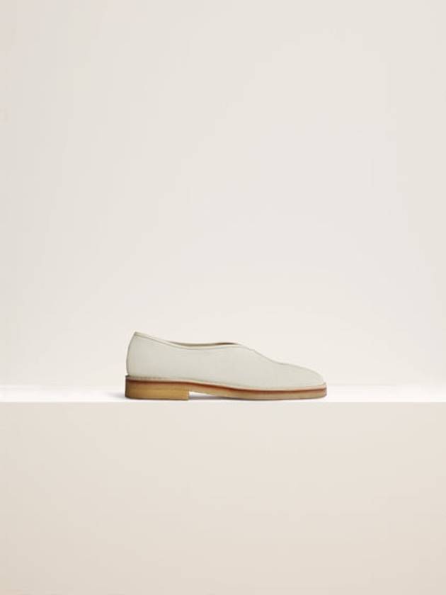 Piped Crepe Slippers White - LEMAIRE - BALAAN 2