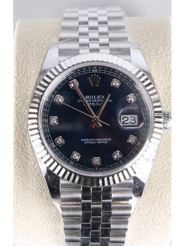 Rolex Datejust 41 Steel Blue Plate 10P 21 Years - ROLEX - BALAAN 1