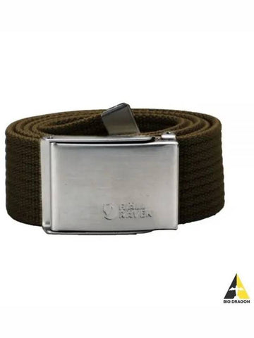 24 Canvas Belt Dark Olive 77029633 - FJALL RAVEN - BALAAN 1