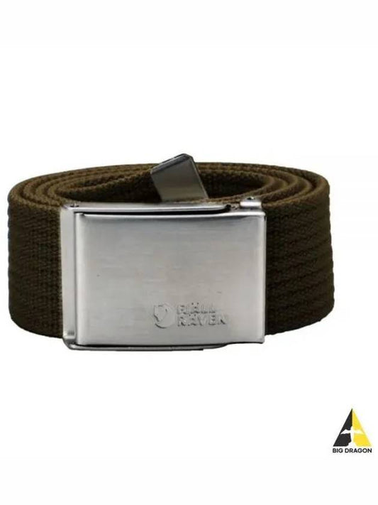 Canvas belt dark olive 77029633 - FJALL RAVEN - BALAAN 1