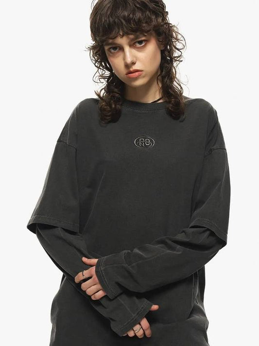 CP Layered Pigment Long Sleeve Smoke Black - CPGN STUDIO - BALAAN 2