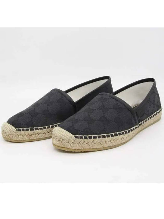 GG Canvas Espadrille Black - GUCCI - BALAAN 2