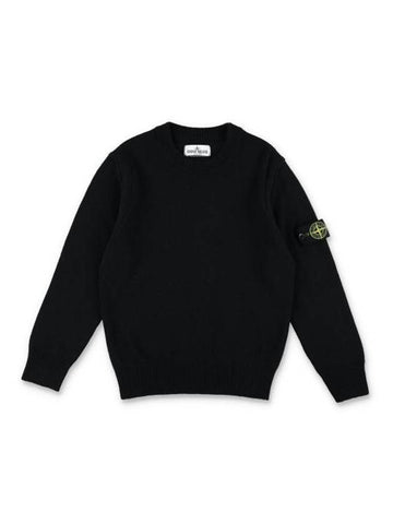 Kids Stone Island Pullover 8116502Z1 V0029 BLACK - STONE ISLAND - BALAAN 1