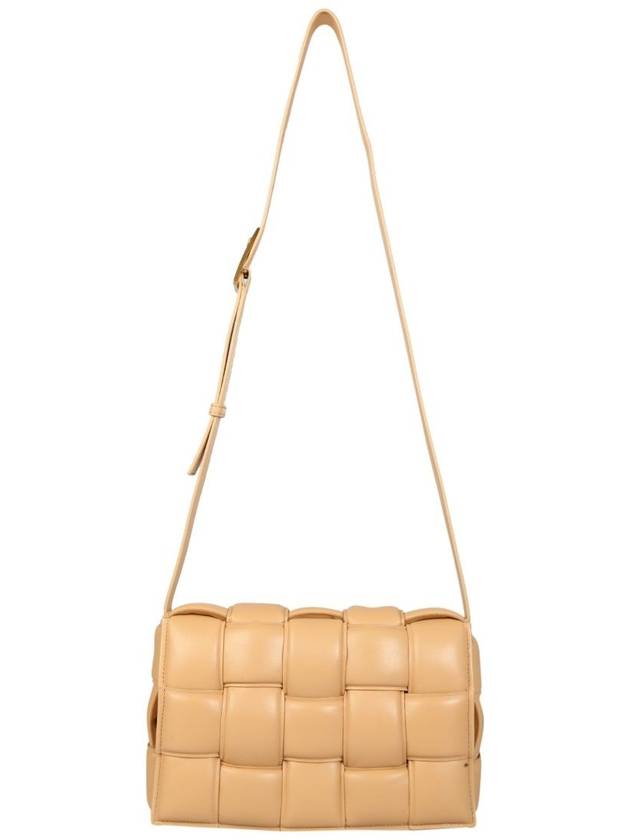 Gold Padded Cassette Cross Bag Almond - BOTTEGA VENETA - BALAAN 2