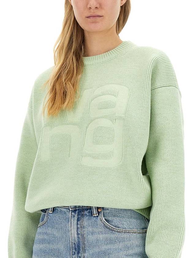 TB Sweater 4KC4231020 339 GREEN - ALEXANDER WANG - BALAAN 5