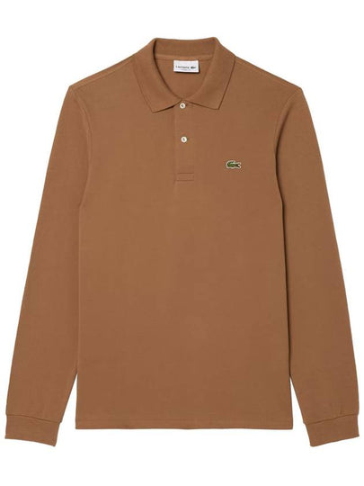 Men's Classic Polo Shirt Brown - LACOSTE - BALAAN 2