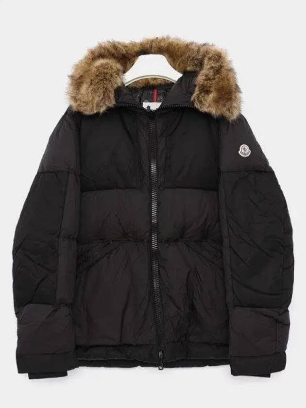 Maydob patch logo hooded fur padded men s jacket 1A00272 595F3 999 MEIDOB 271298 1039428 - MONCLER - BALAAN 1