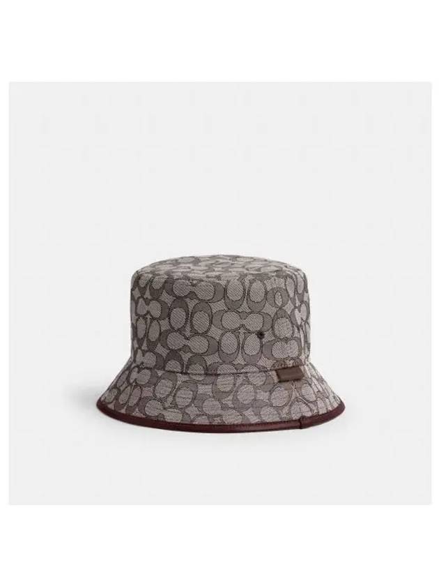 Signature Jacquard Bucket Hat CW944 OAK - COACH - BALAAN 2