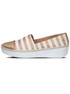 Dahlia espadrille rose gold metallic women's slipons - FITFLOP - BALAAN 3