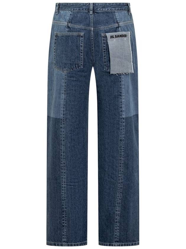 Denim Straight Pants J40KA0198 J45237484 - JIL SANDER - BALAAN 3