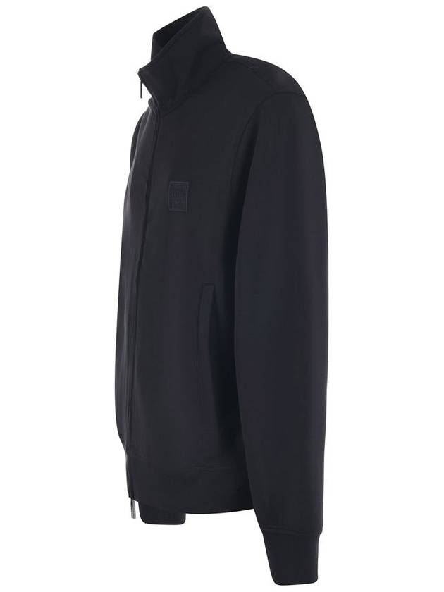 Normal waist plain sports tracksuit black - EMPORIO ARMANI - BALAAN 5