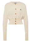 Bea Crop Cardigan Off White - VIVIENNE WESTWOOD - BALAAN 2