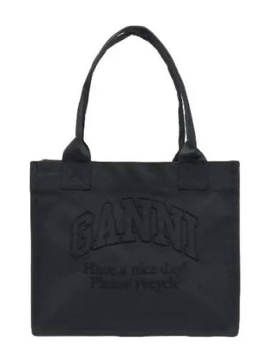 Large Easy Shopper Bag Phantom - GANNI - BALAAN 1