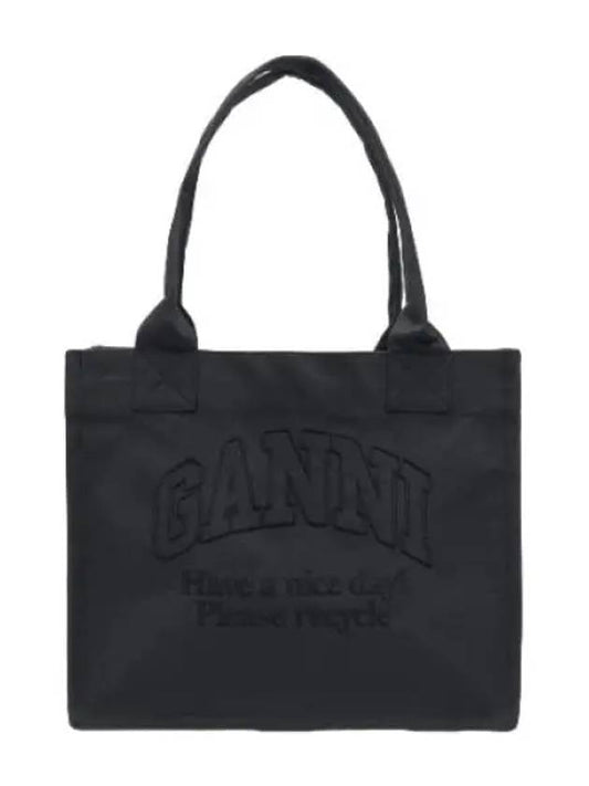 Large Easy Shopper Bag Phantom Tote Handbag - GANNI - BALAAN 1