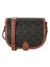 Triomphe Medium Folco Cross Bag Tan - CELINE - BALAAN 1