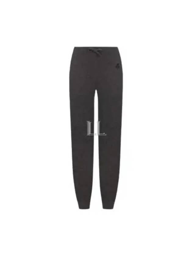 Kira Logo Track Pants Charcoal - ISABEL MARANT - BALAAN 2