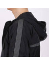 Hooded zip-up black windbreaker - IKALOOOK - BALAAN 10