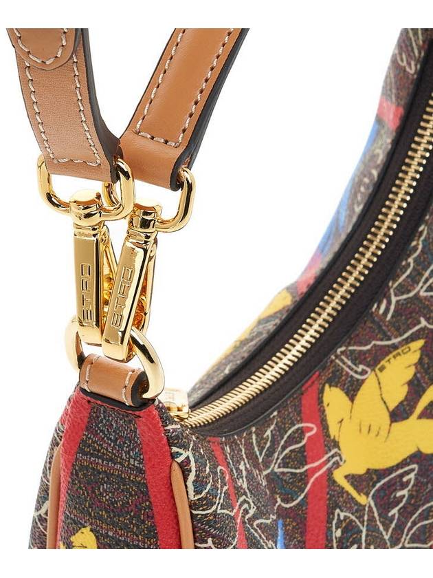 Stampa Pegasus Shoulder Bag Brown - ETRO - BALAAN 9