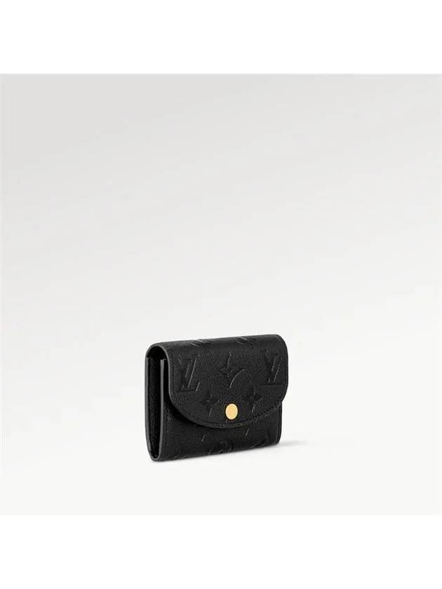 Rosalie Monogram Coin Wallet Black - LOUIS VUITTON - BALAAN 3