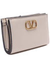 Women s V Logo Folding Card Wallet 5W2P0Z79 SNP I16 24F - VALENTINO - BALAAN 3