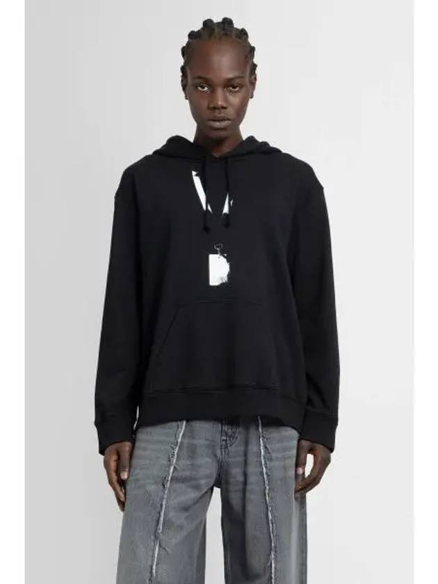 Backstage Pass Print Hooded Black - MAISON MARGIELA - BALAAN 2