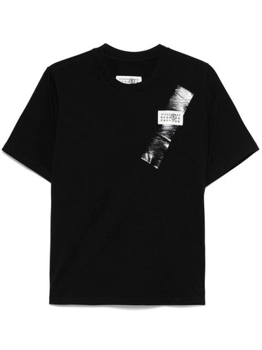 MM6 Maison Margiela T-shirts and Polos Black - MAISON MARGIELA - BALAAN 1