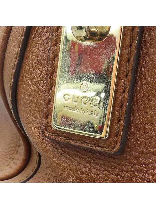 269947 Bamboo detail leather hobo shoulder bag - GUCCI - BALAAN 3