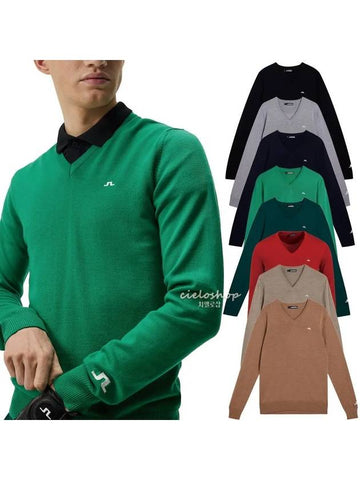 LYMANN knit sweater men s golf wool - J.LINDEBERG - BALAAN 1