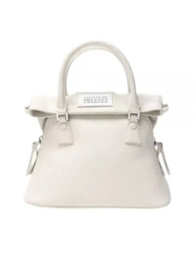 5AC Classique Micro Tote Bag Light Grey - MAISON MARGIELA - BALAAN 2