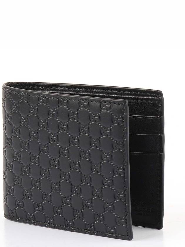 Micro GG Ssima Bifold Wallet Black - GUCCI - BALAAN 3