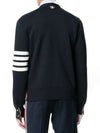 Milano Stitch 4 Bar Cardigan Navy - THOM BROWNE - BALAAN 5