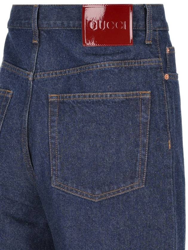 baggy denim jeans blue - GUCCI - BALAAN 4