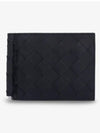 Intrecciato Money Clip Half Wallet Black - BOTTEGA VENETA - BALAAN 2