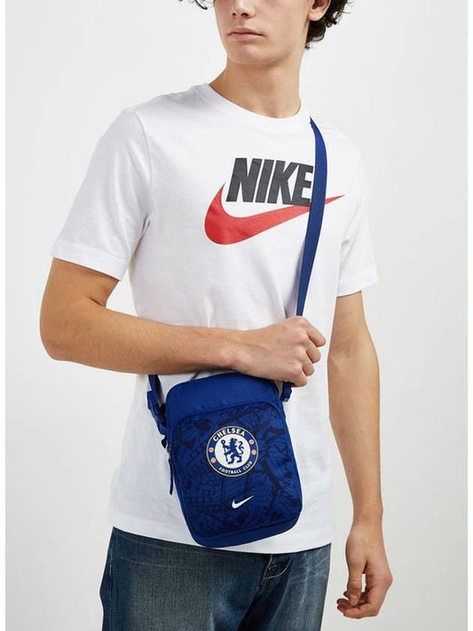 Chelsea Club Team Small Item Cross Bag Blue - NIKE - BALAAN.