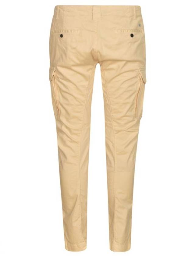 Stretch Sateen Ergonomic Lens Cargo Straight Pants Beige - CP COMPANY - BALAAN 3