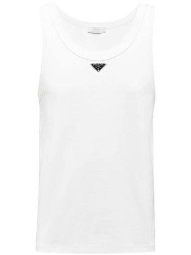 Cotton Sleeveless White - PRADA - BALAAN 1